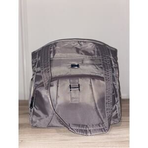 Lug Windjammer Infinity Collection Shoulder Bag Gray Travel Tote Purse